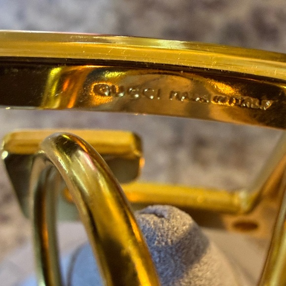 Gucci Gold Women's Scarf/Tie Ring - Picture 3 of 5